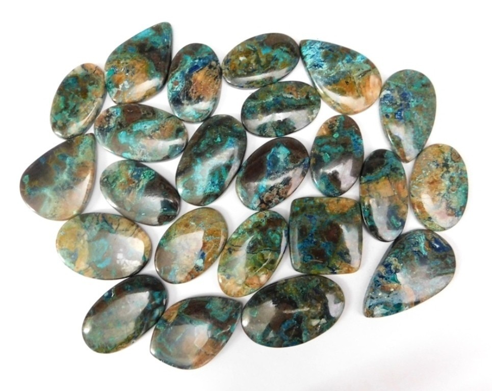 Beautiful Shattuckite Cabochon Gemstone For Making Jewelry Wholesale Lot 71584