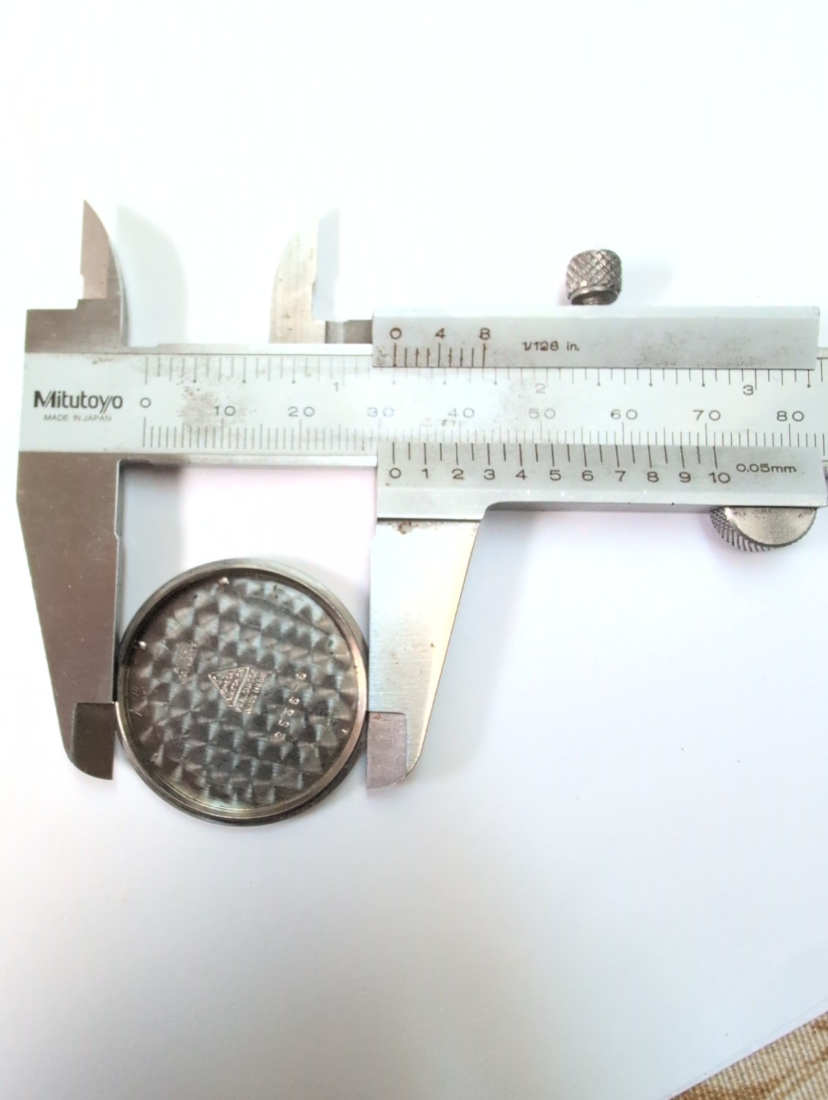 Used Omega Watch Caseback 2536-6 Stainless Steel Screw Down