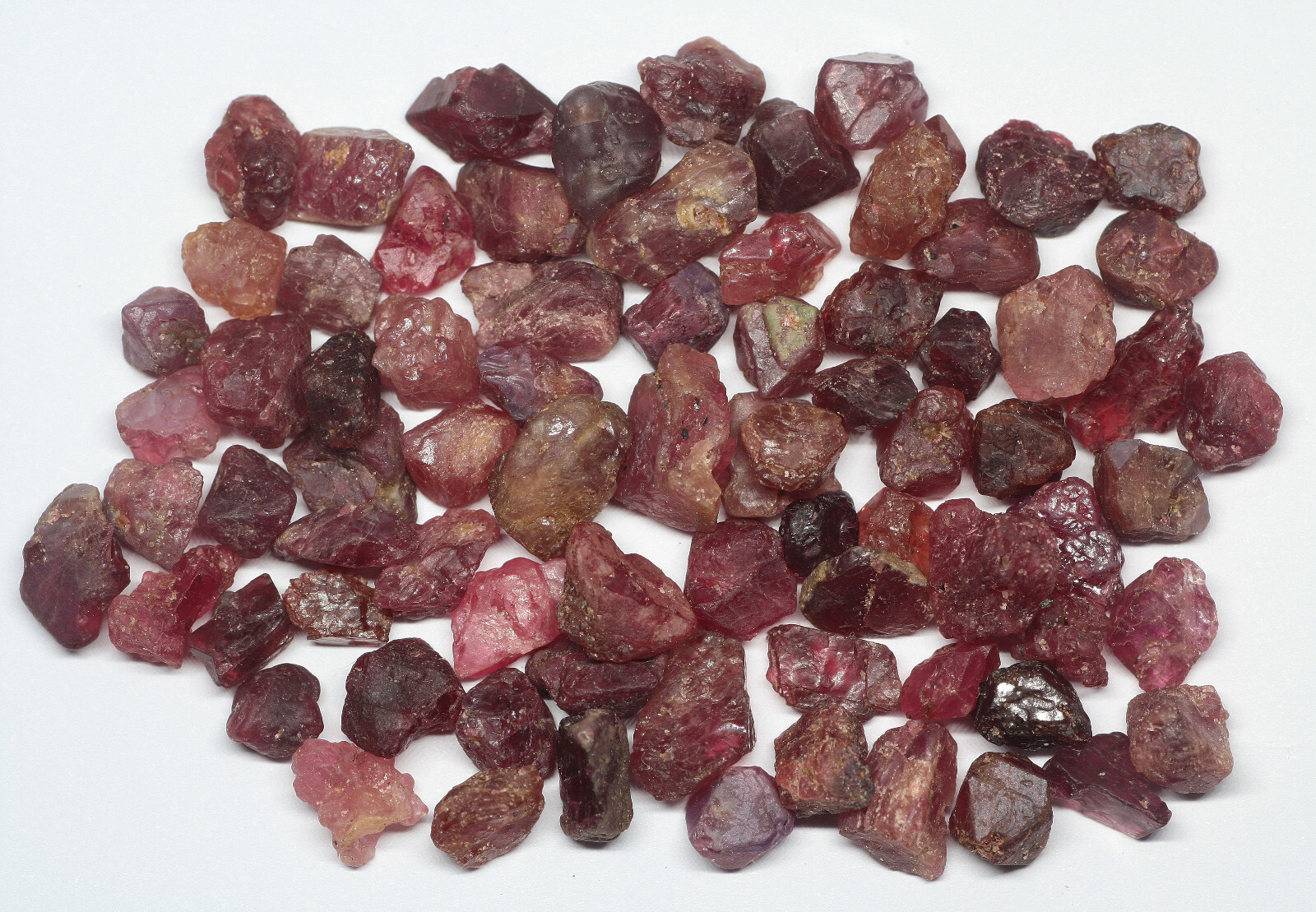 Burma Natural Untreated Small Size PINK/RED SPINEL Specimen Rough 100.00cts