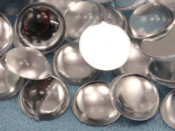 18mm Assorted Colors Flat Back Acrylic Round Cabochons – 120 Pieces