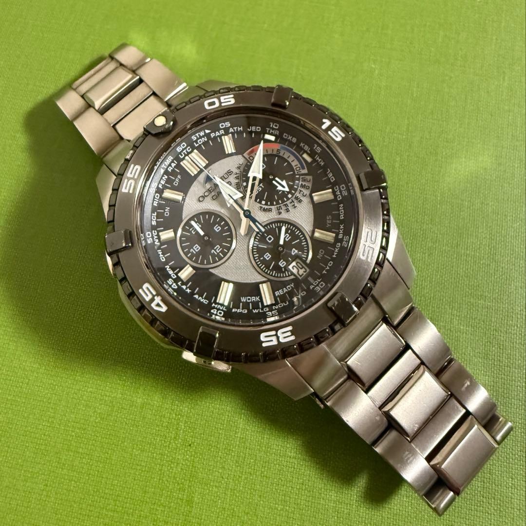 CASIO OCEANUS Cachalot OCW-P500TDJ-1A2JF Titanium Solar