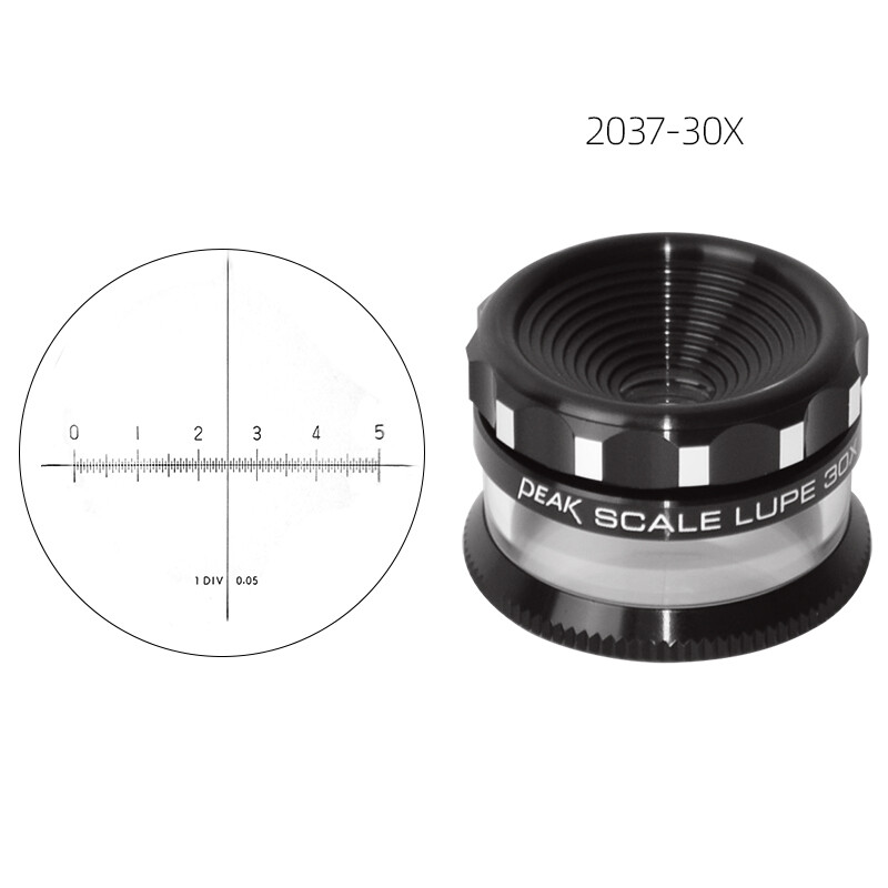 1983-10x,2016-15x /2055-20x /2037-30x PEAK Loupe Magnifier With Standard Scale