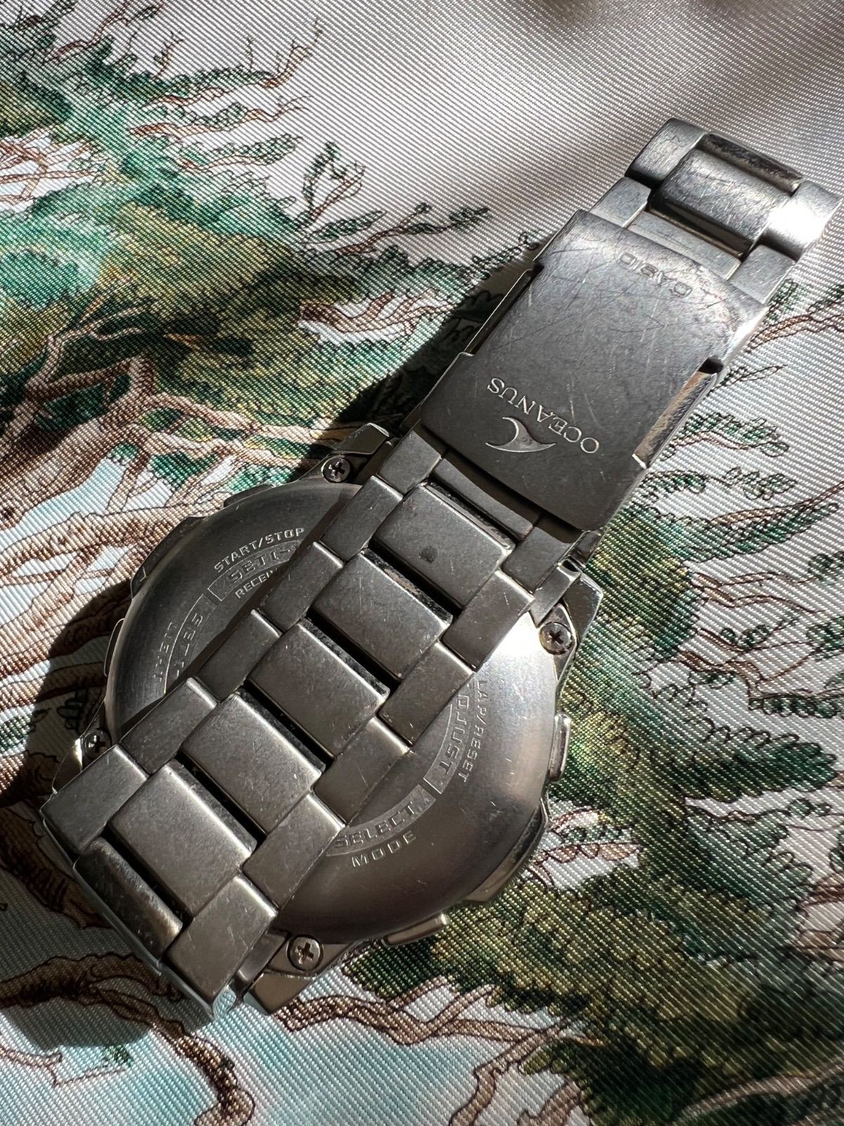 CASIO Oceanus OCW-500TDJ Solar Radio Ana-Digi Watch Used