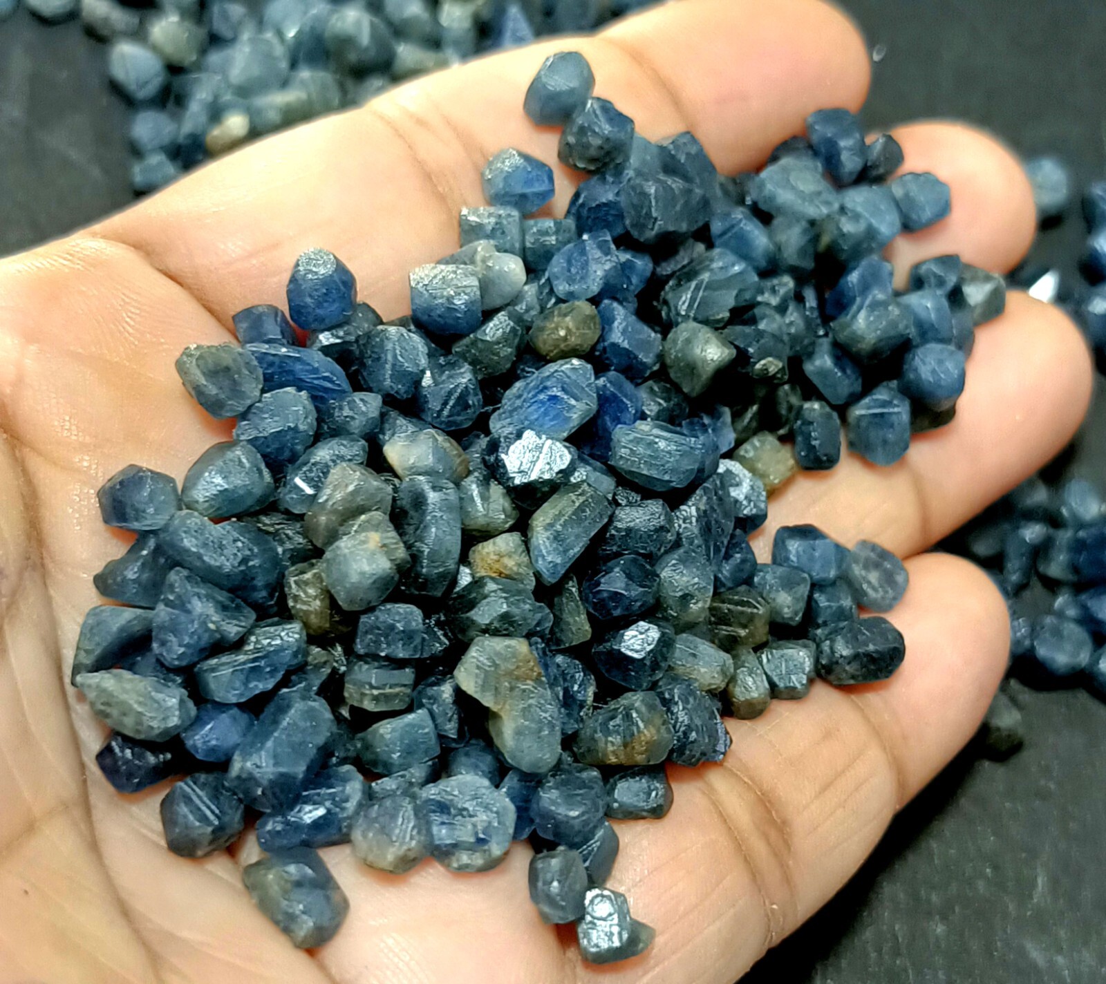 AAA+ Quality 100% Natural African Blue Sapphire Unheated 50 Ct Loose Rough Lot