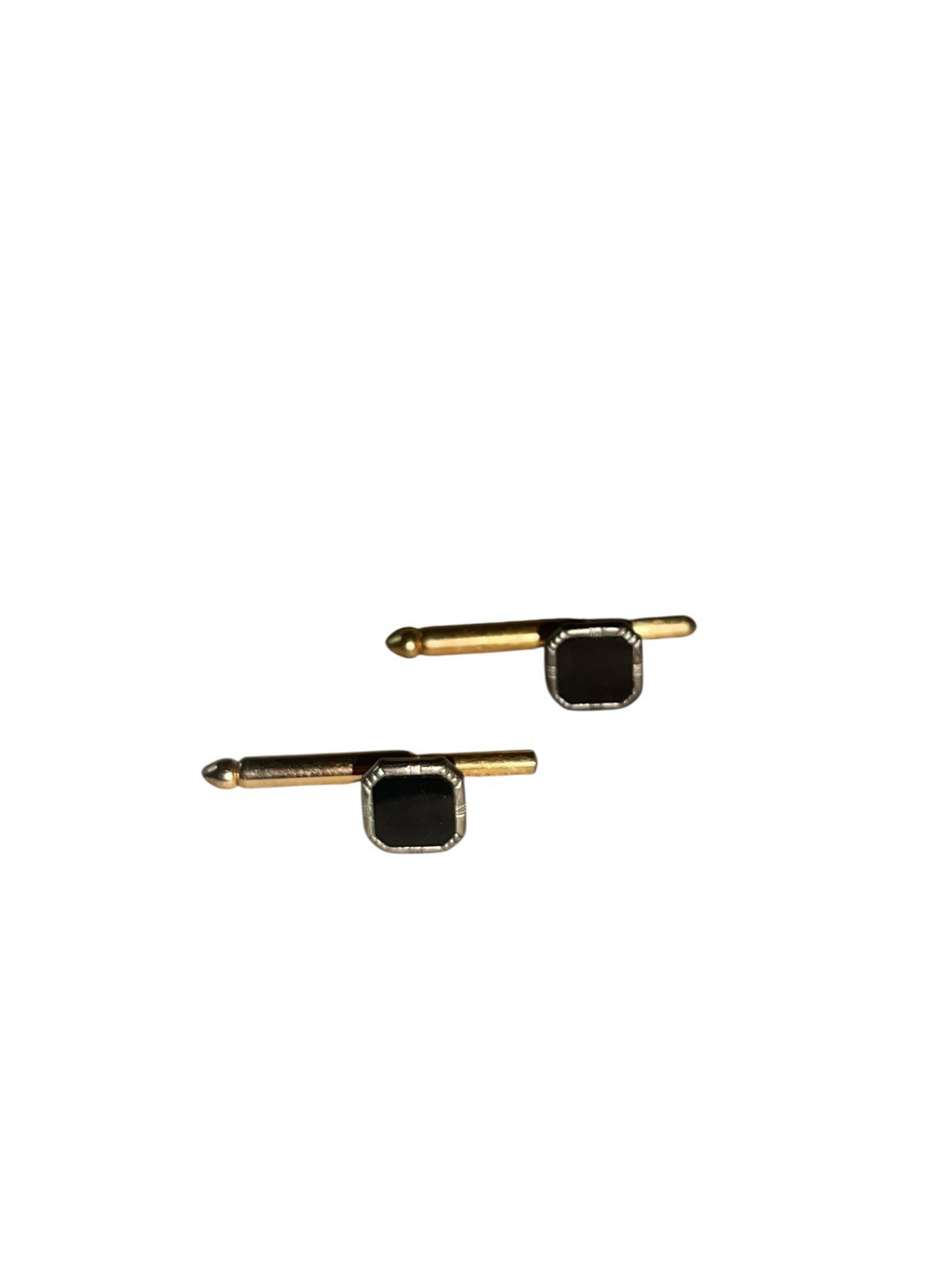 Mid 20th Century Krementz 12K GF Studs & Dolan Bullock 12K GF Cufflinks Set 3.