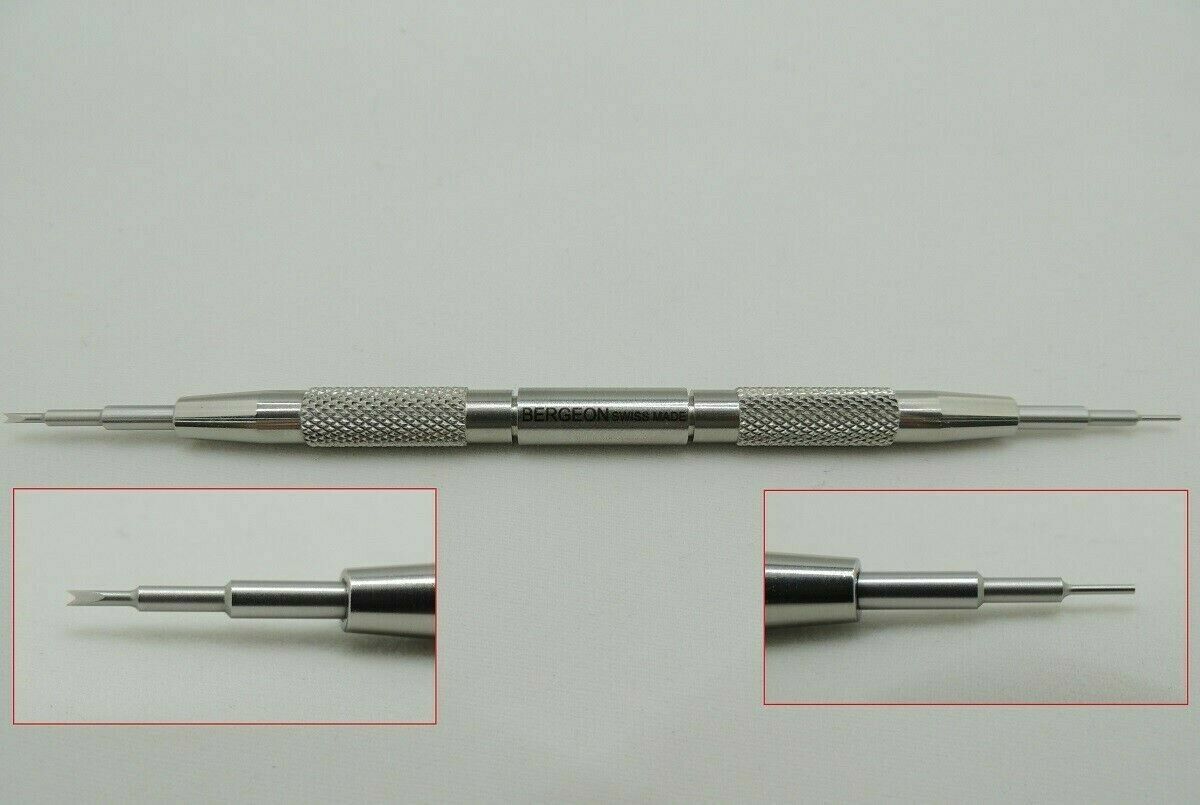 Bergeon 6767-F Springbar Swiss Spring Bar Watch Band Tool FREE MICROFIBRE CLOTH!