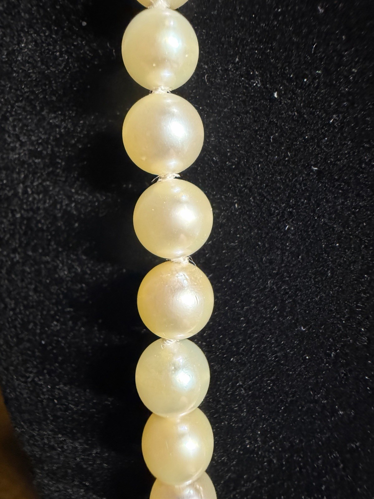 Cream Cultured Akoya Pearls 6-7mm 18”