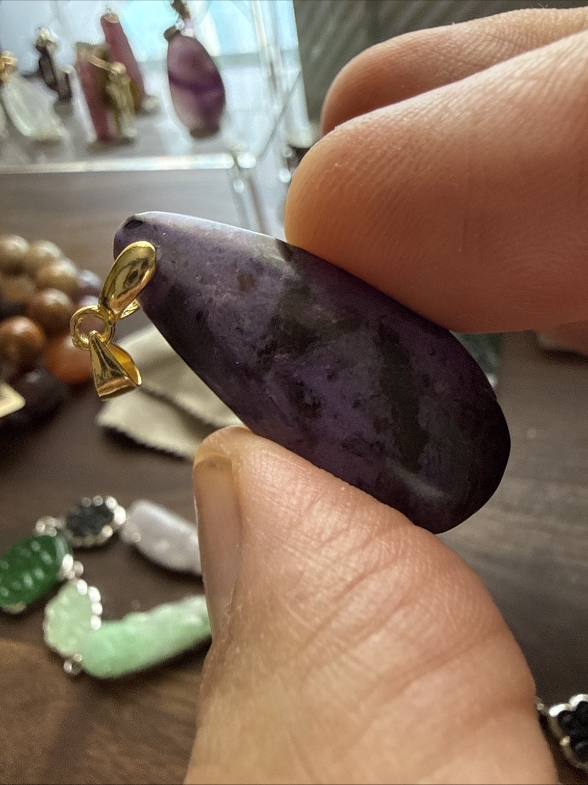 sugilite pendant