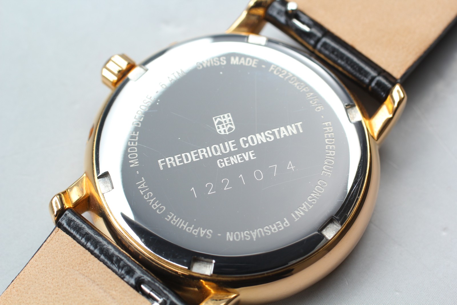 Frederique Constant FC270X3P4/5/6 Moon Phase 38mm Quartz Men’s Watch [Near MINT]