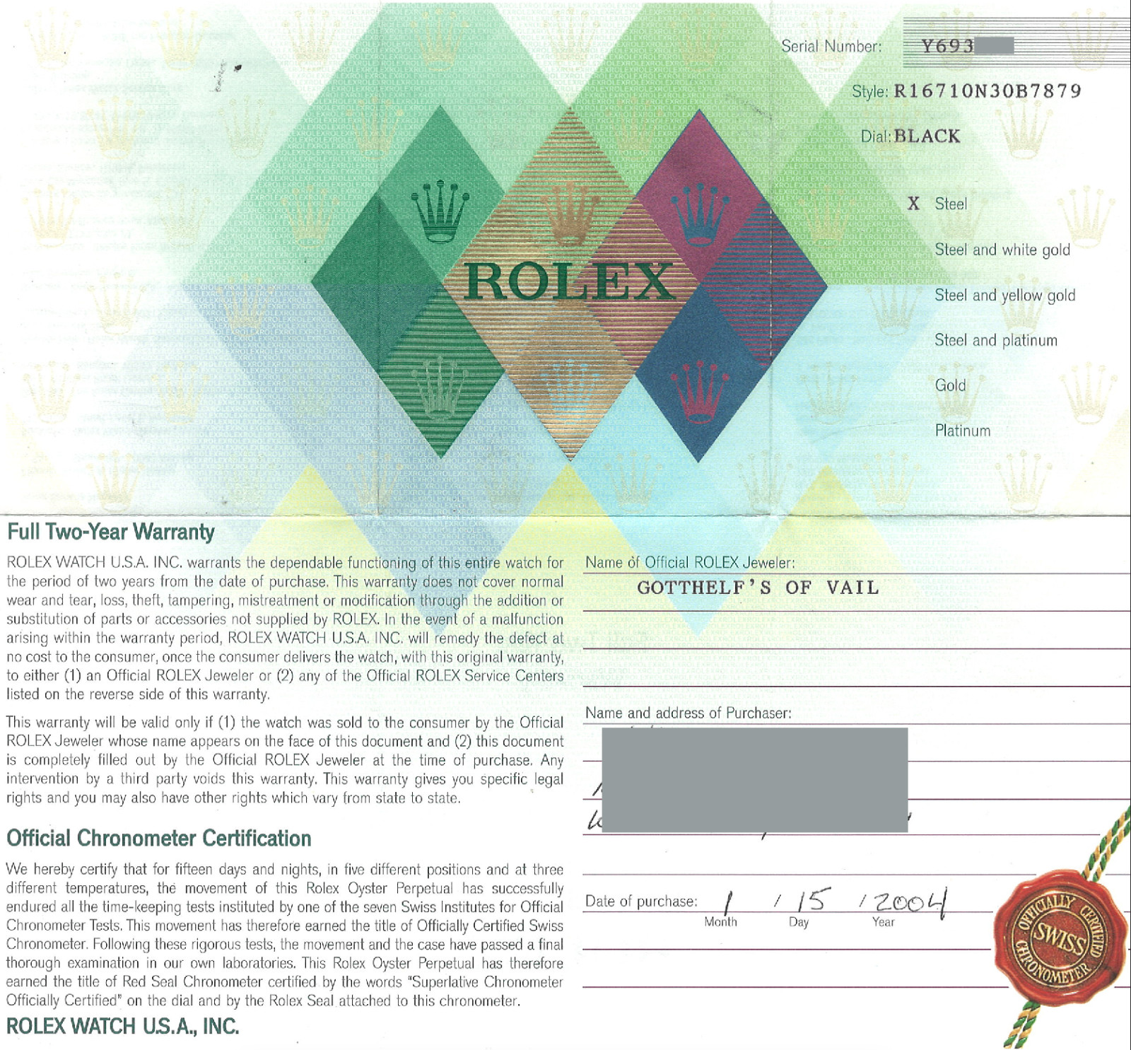 2004 Rolex GMT-Master II 16710 40mm Black Stainless Steel Box Paper