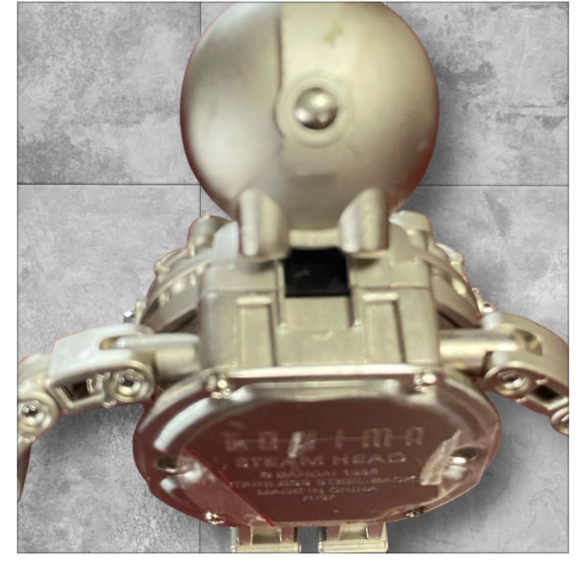 Rare 1998 Bandai Tokima Steam Head Transforming Robot Watch Vintage JDM Works