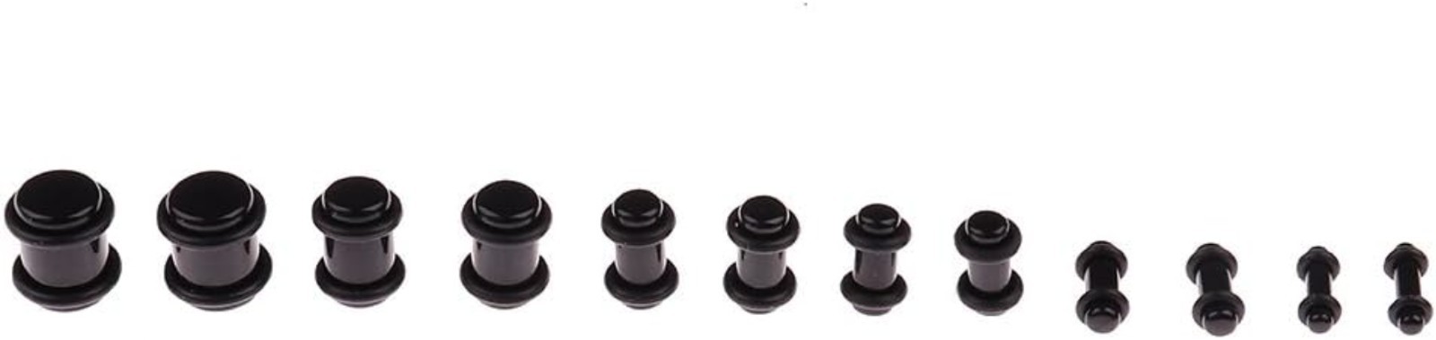 Versatile 50-Piece Ear Gauges Expander Set: Tapers, Silicone & Plugs Included
