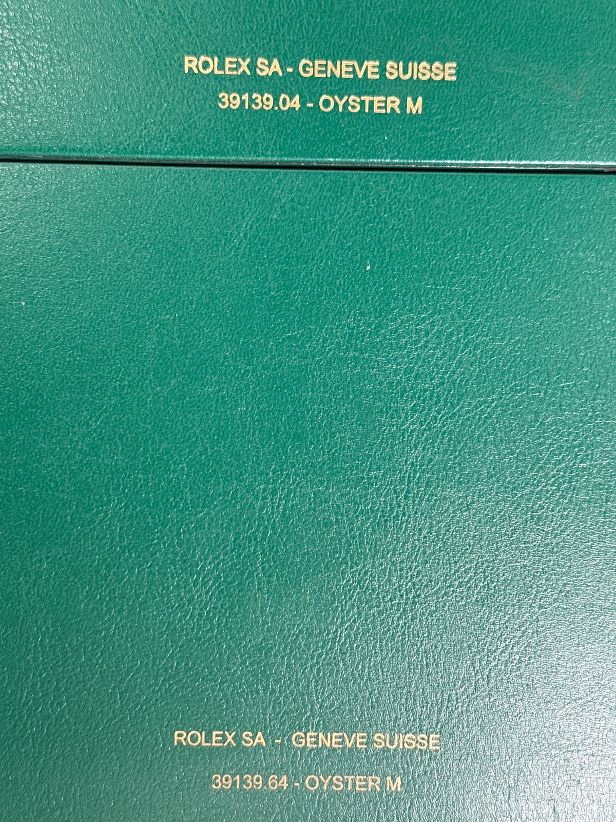 VINTAGE GENUINE ROLEX watch box case 20 set wave 39139.04 39139.01 260330002dA