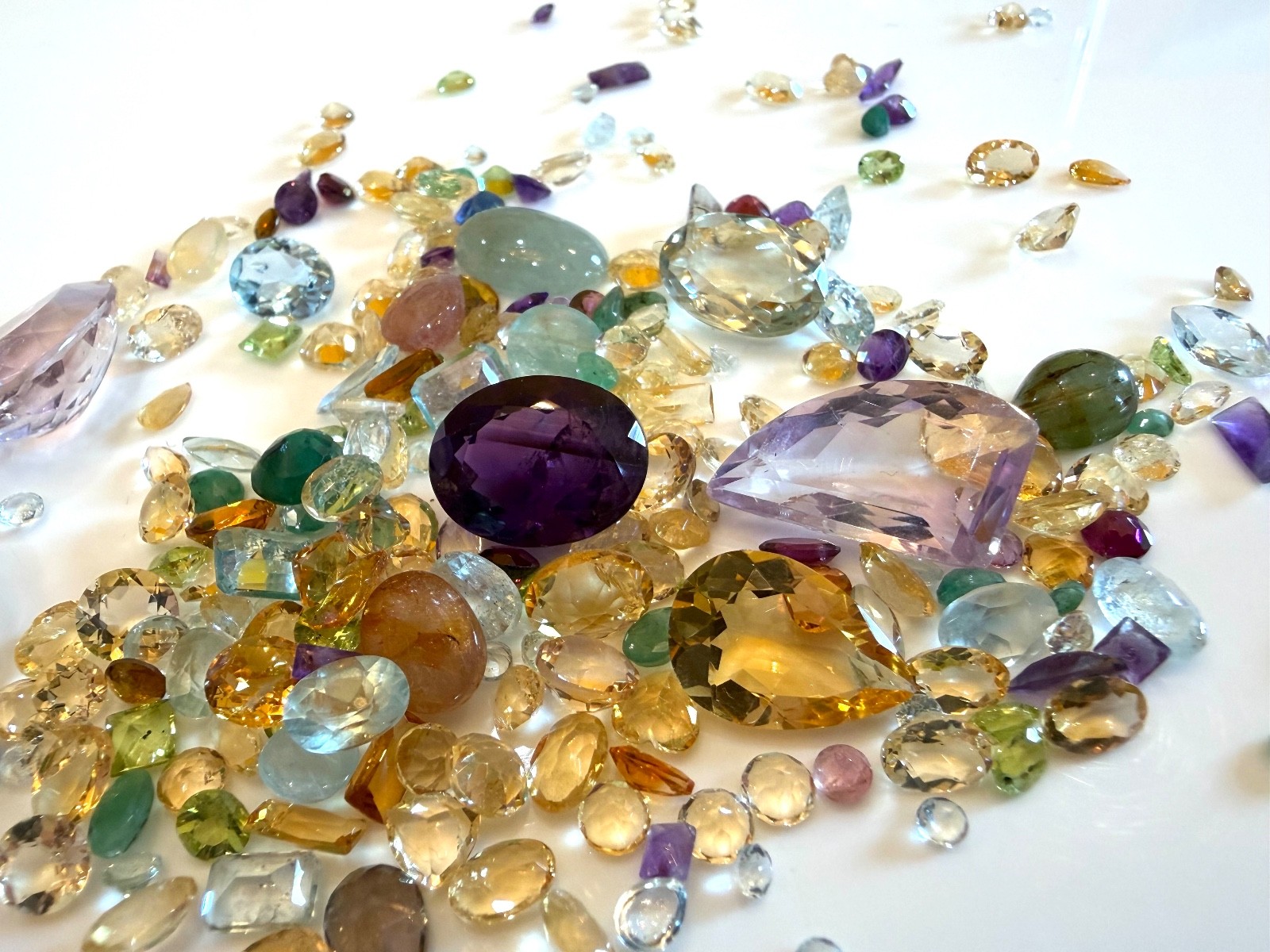 131 CARAT GEM LOT NATURAL UNTREATED GENUINE LOOSE GEMSTONES