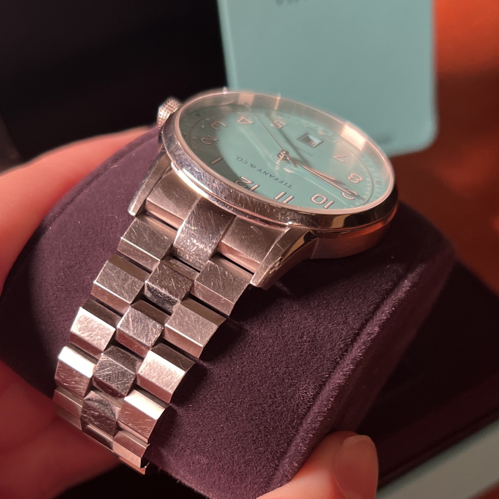 Tiffany & Co. CT60 Automatic Men’s Tiffany Blue Dial Stainless Steel Watch