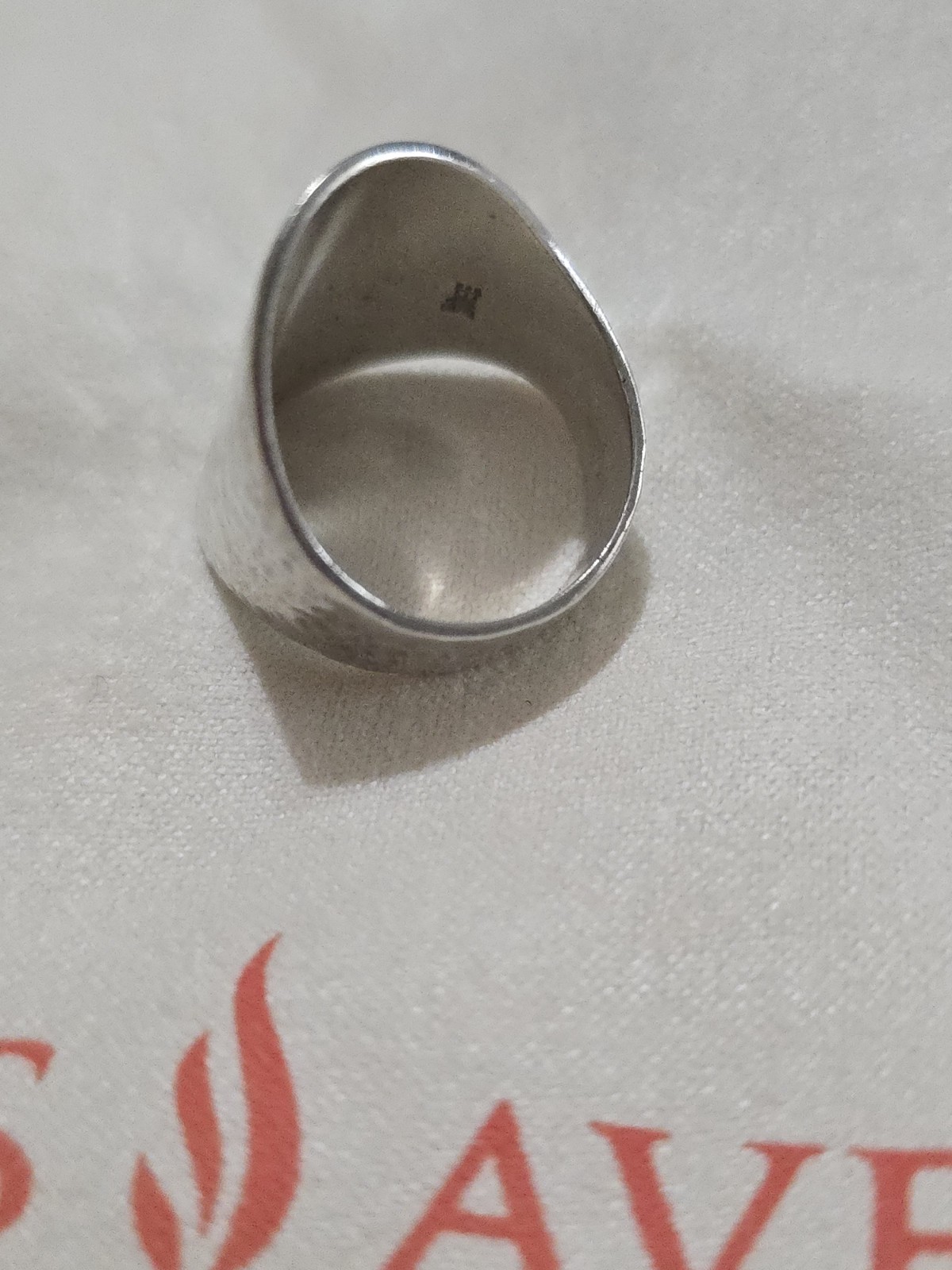 Retired James Avery 925 Sterling Silver Hammered Band Ring Size 6 Stamped