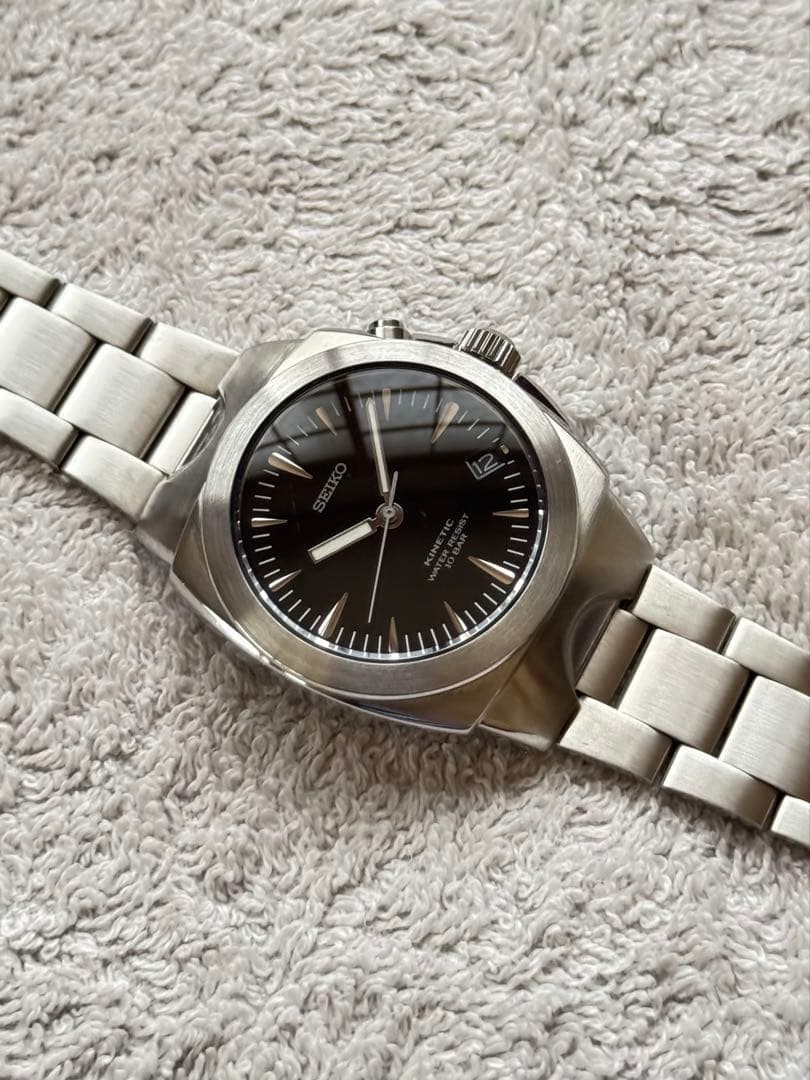Excellent Condition Secondary Seiko SUS Three Hand Date AGS