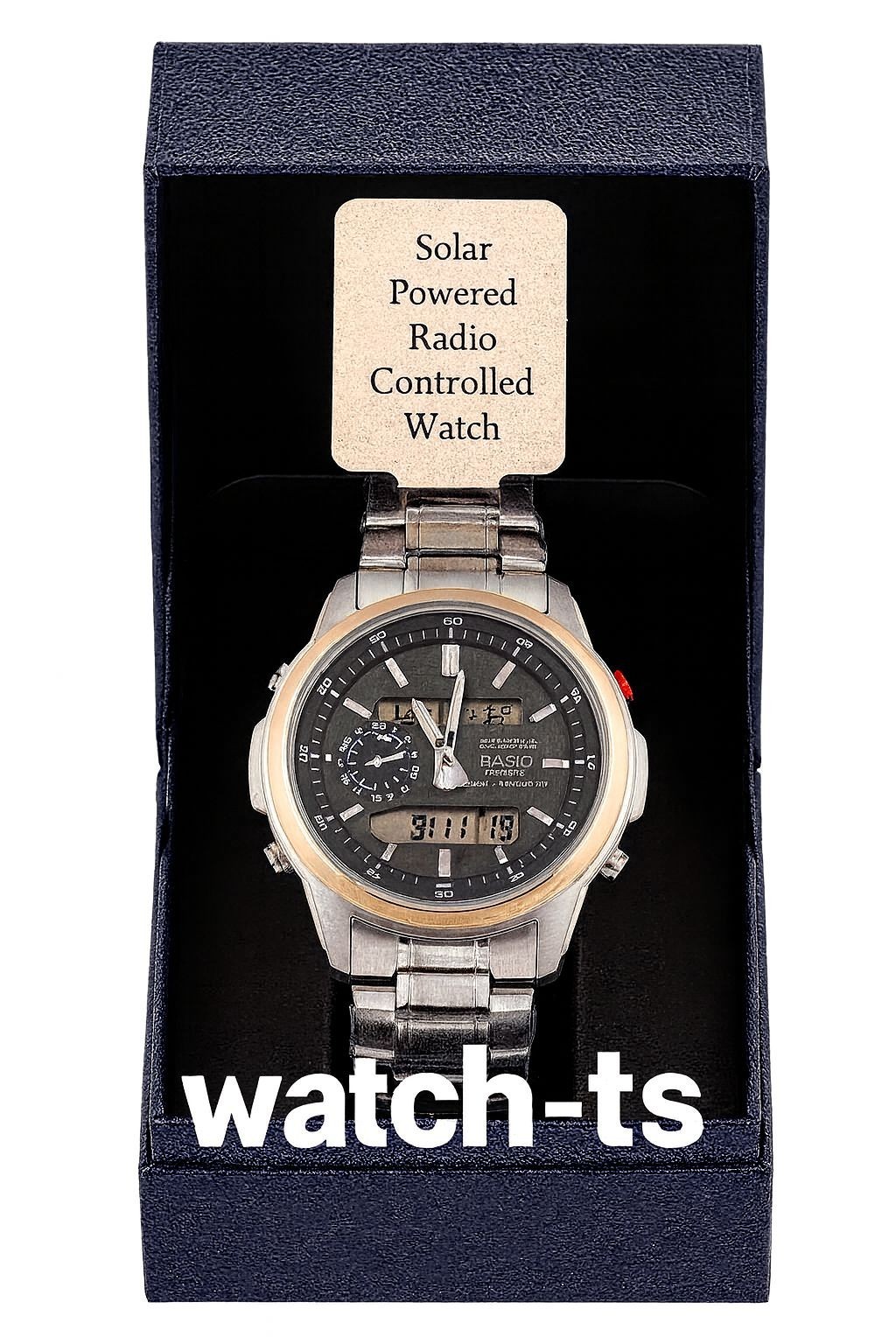 CASIO LINEAGE LCW-M300D-1AJF Solar Atomic Radio Analog Digital Men Watch JAPAN