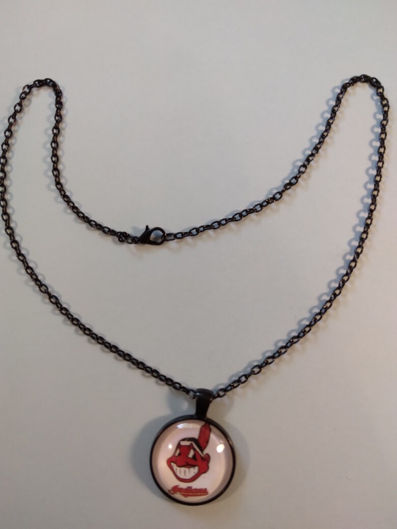 Cleveland pendant on 19 1/2 inch Black Necklace 249229