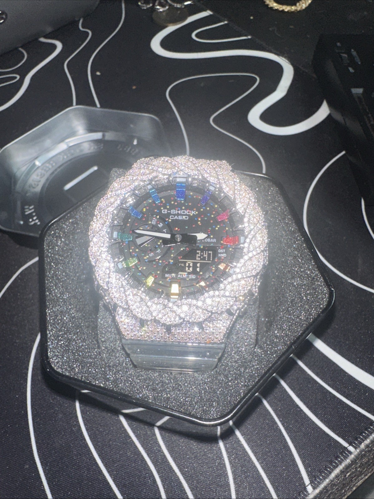G-SHOCK FLAWLESS D COLOR MOISSANITE WATCH