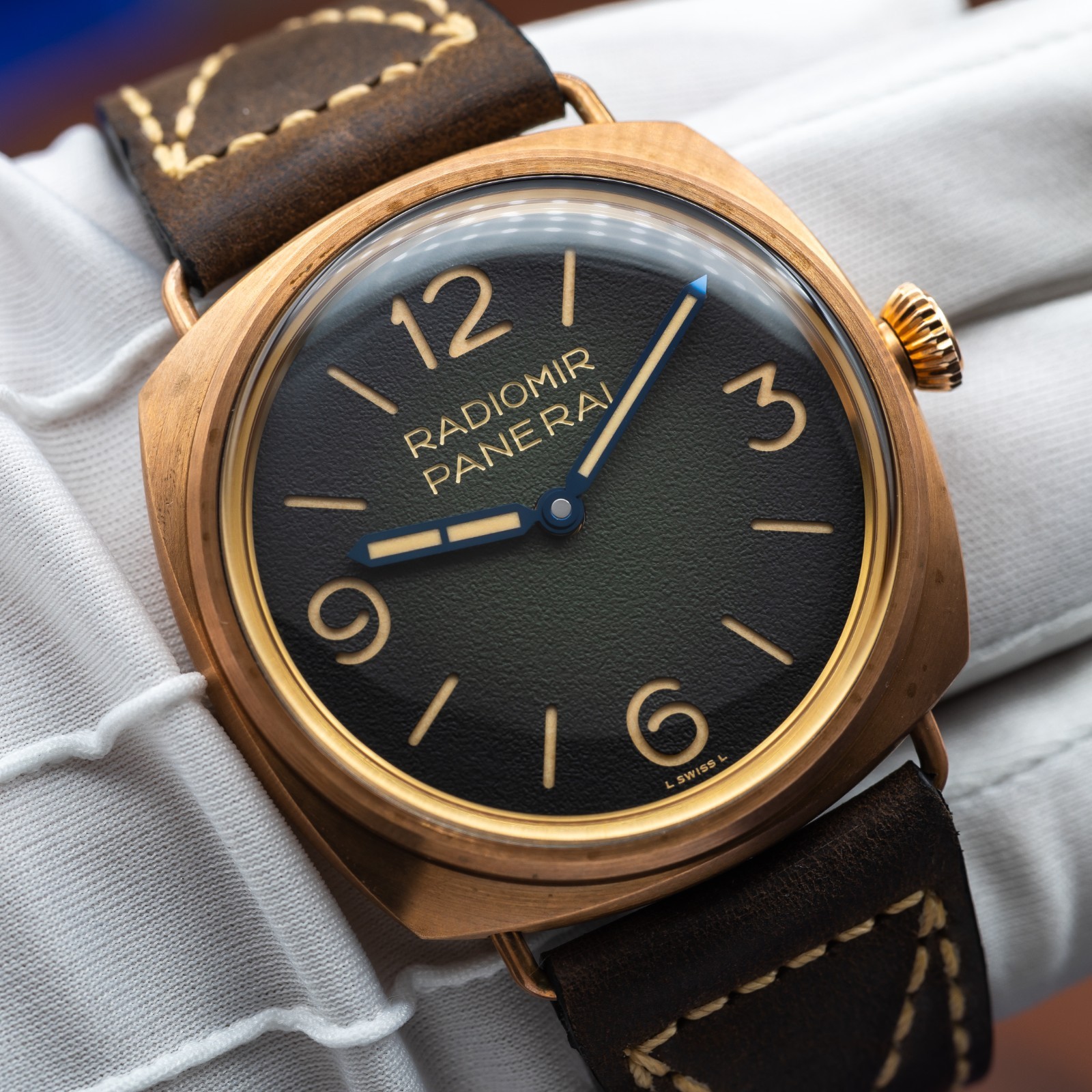 PANERAI Radiomir Bronzo Green Dial Manual Wind 47mm PAM00760 PAM 760