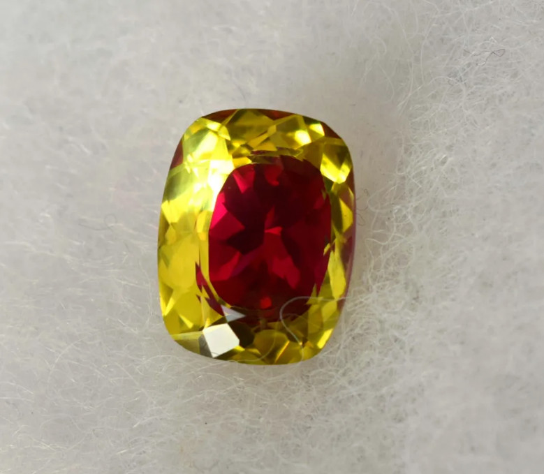 Natural Sapphire Pitambari 16.02 Ct Cushion Shape GIE Certified Loose Gemstone