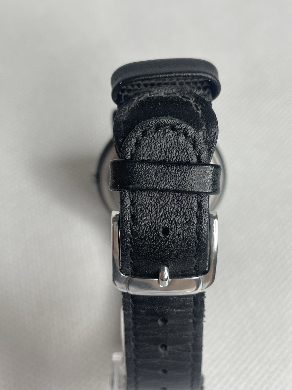 Timex Expedition Camper Watch T40011 Military Style Indiglo Black Leather Fabric
