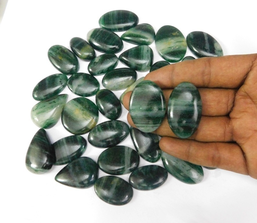 Green Jasper Gemstone For Earring, Pendant, Necklace Jewelry Making 71303