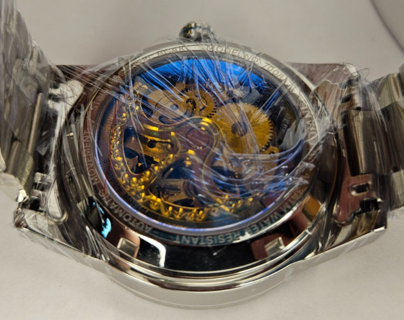 Invicta Racing Interpoint Men’s Automatic Watch 43.5mm, Steel/Blue (70084)