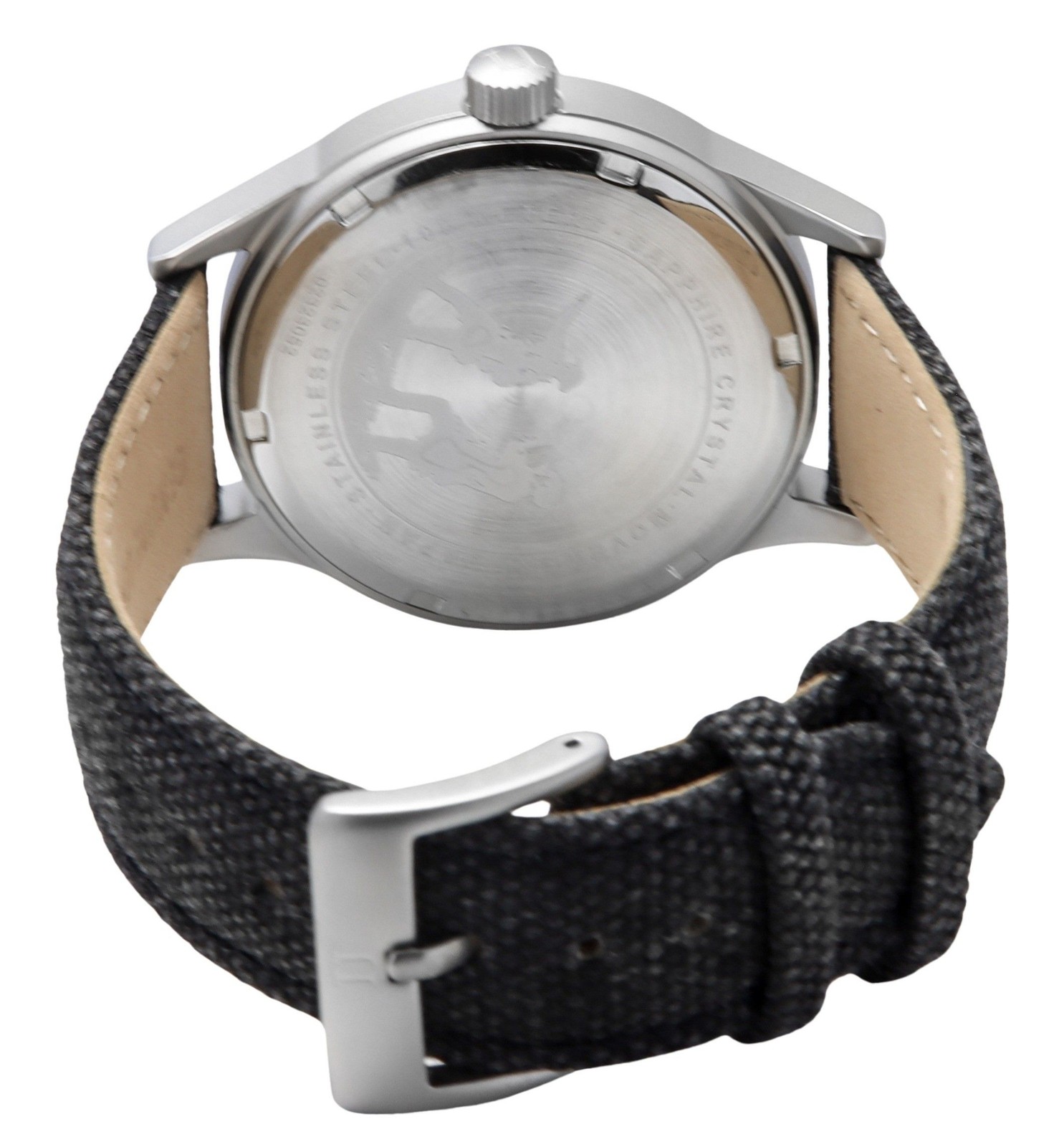 Ratio Quest Series Canvas Strap Black Dial Quartz Casual 100M RTQ025 Men’s Watch