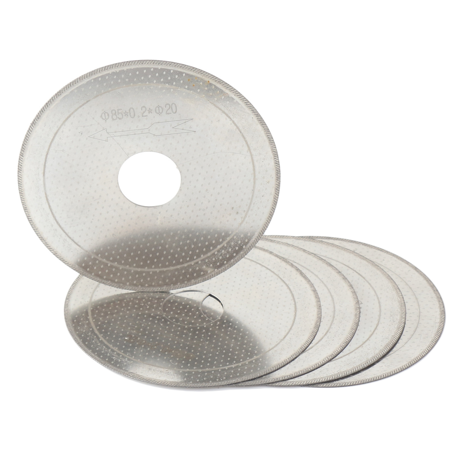 85mm Thin Edge Wet Diamond Blade Disc Lapidary Saw Tools Pack of 5Pcs