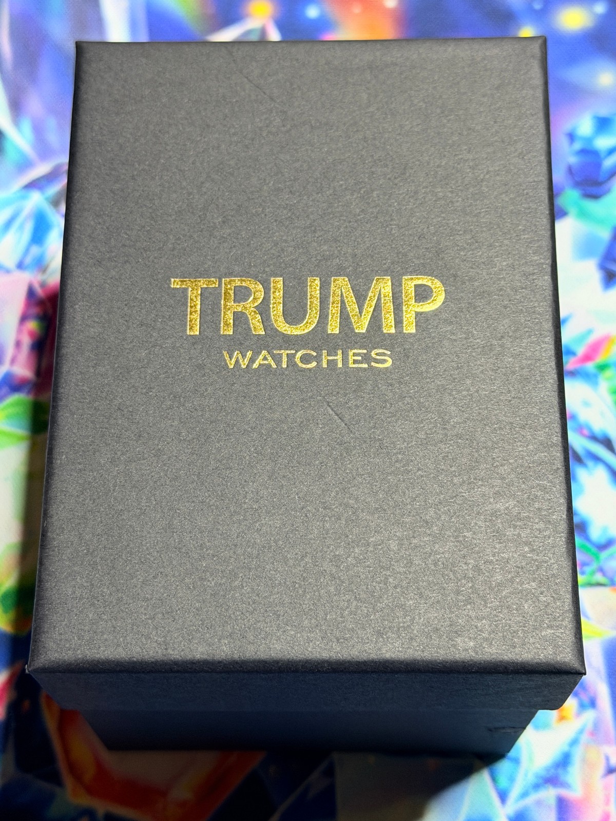 NEW DONALD TRUMP 45 47 Victory Watch SMOKY BLUE GOLD Fight Fight PRE ORDER #/500
