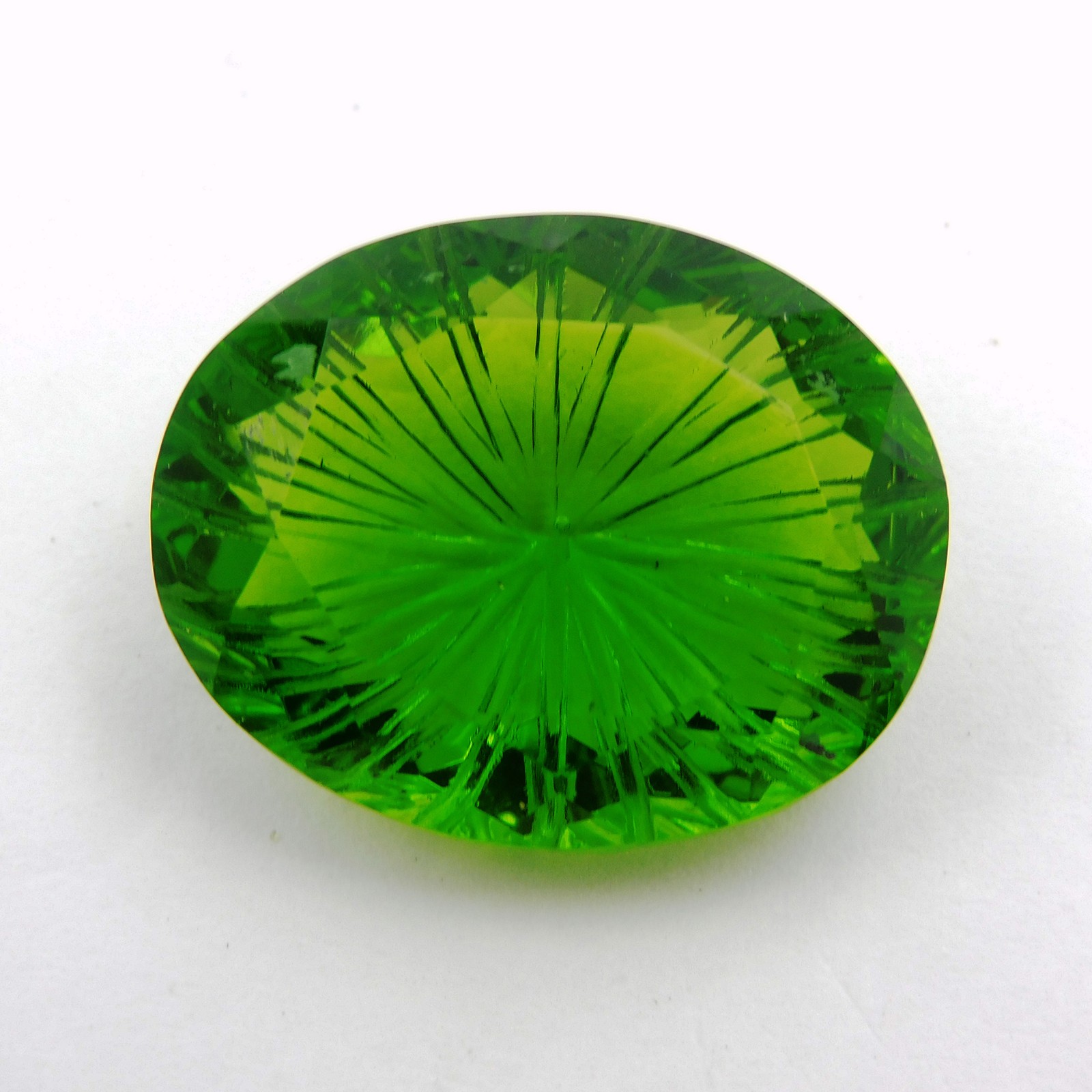 Fancy Oval Cut 46.35 Ct Green Topaz Natural CERTIFIED Loose Gemstone