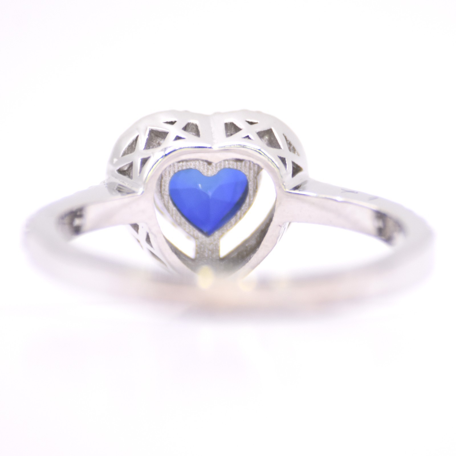 0.86cts Natural Diamond Palladium 2.5gr – Sapphire Heart Brilliant Cut