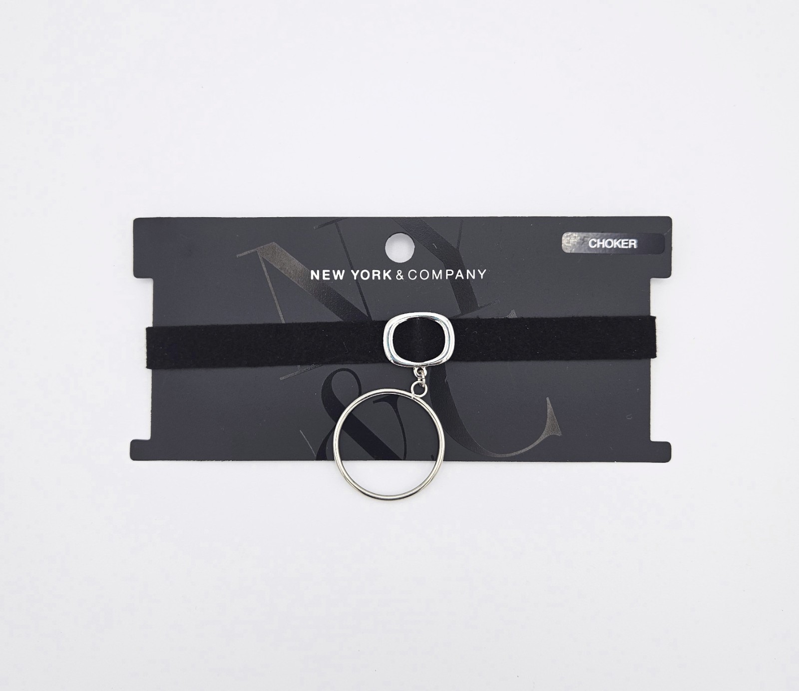 New York and Company Choker Set of 5 (Black, Gray, Gold, Brown, Navy)