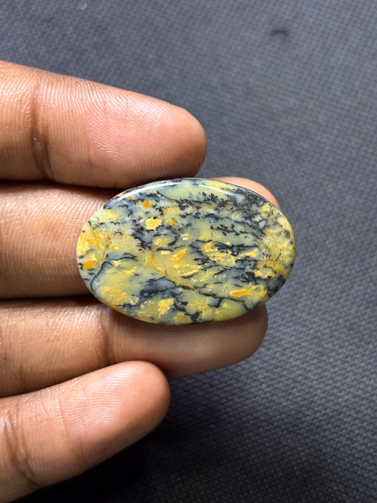 Tiger Dendrite Cabochon Natural Dendrite Loose Gemstone Jewelry 22 Cts. ME-15221