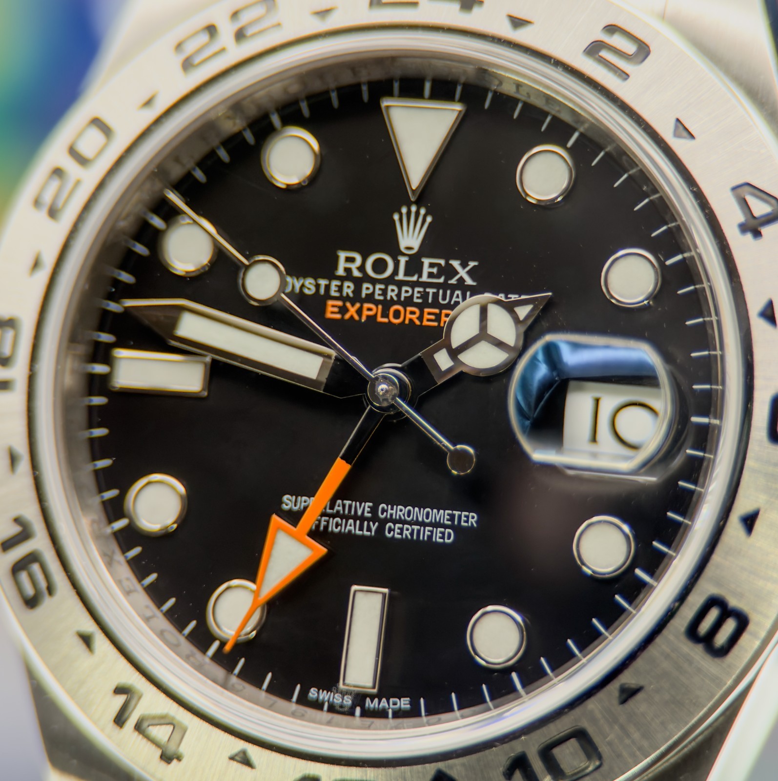 ROLEX EXPLORER II 42mm “BLACK DIAL” ref.216570 (2015) FULL SET