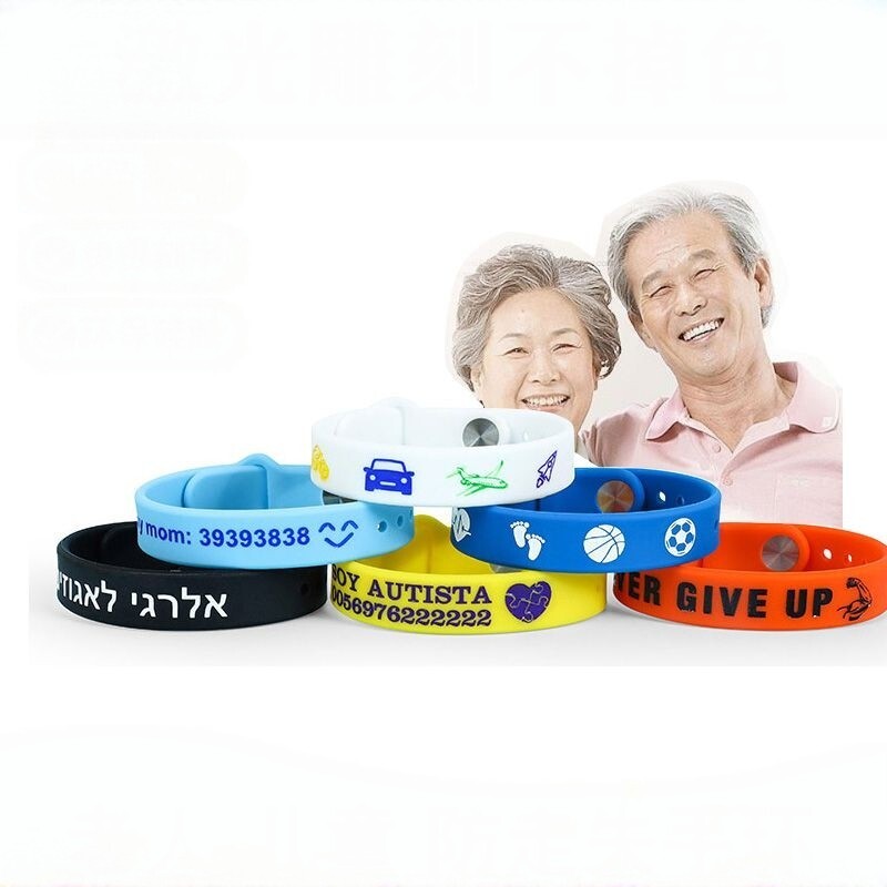 Custom Adjustable Engraved Silicone Wristbands – Personalized Rubber Bracelets
