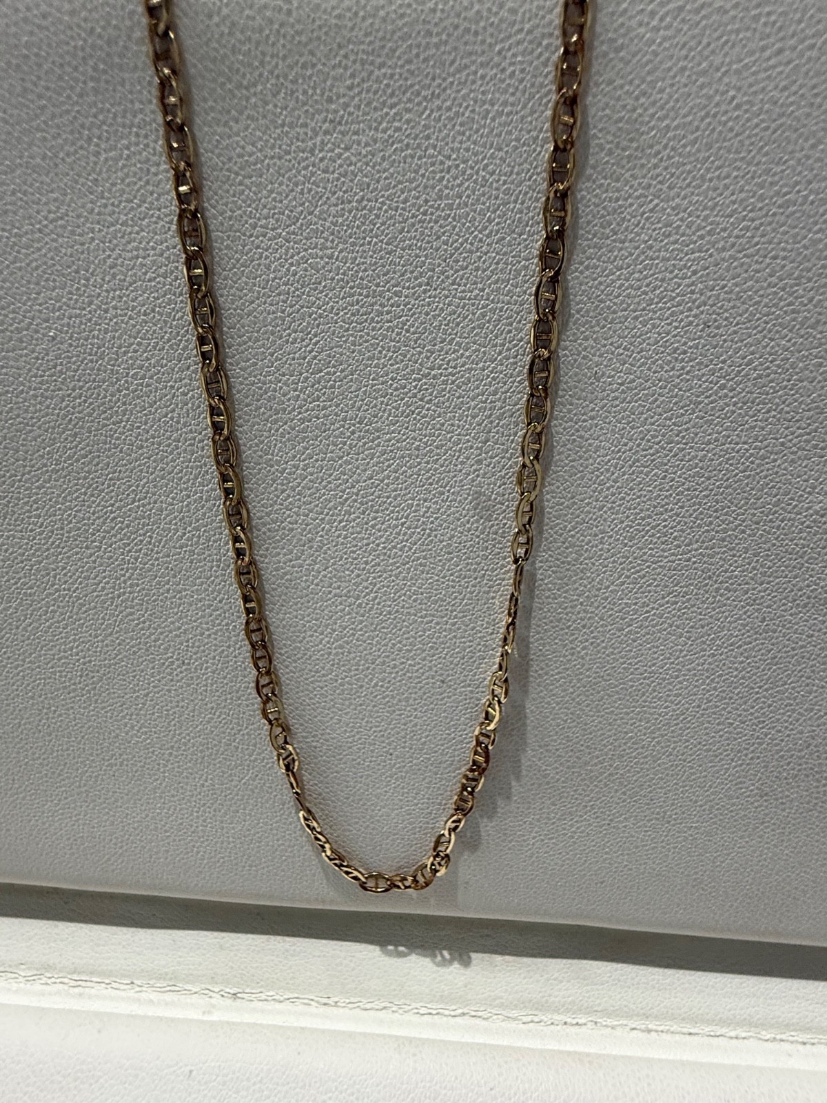 925 1/10 14 Kt mariner link Necklace