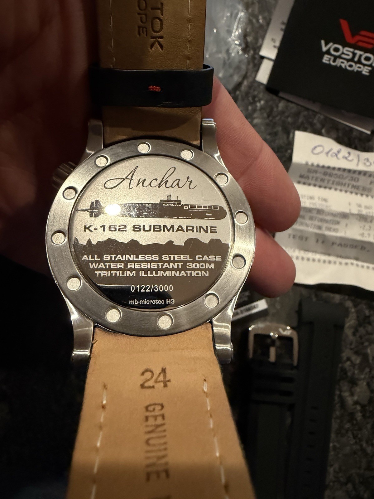 Vostok Europe Anchar Automatic 300m 48mm Diver Date Box Papers