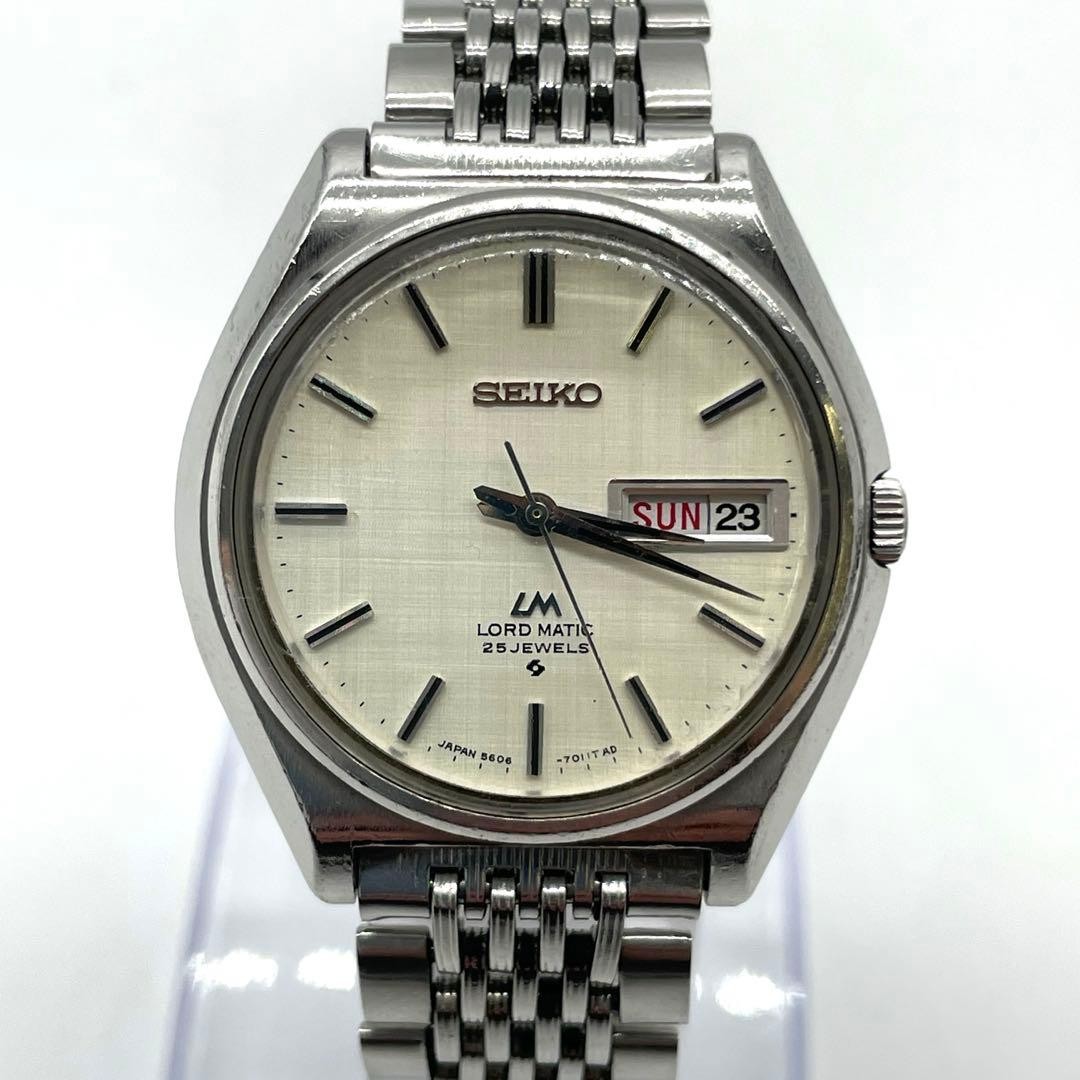 Seiko Lord Matic Automatic Watch LM 5606 7010 Dress Mens Japan Pre-Owned
