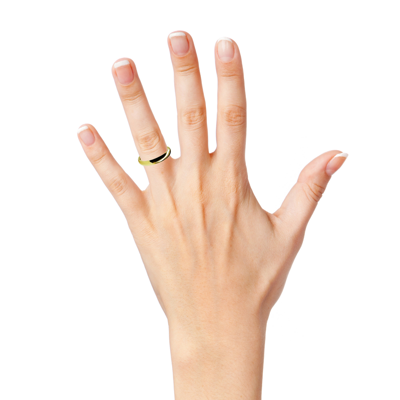 9ct Yellow Gold Blend Court Wedding Rings 2mm 3mm 4mm 5mm 6mm UK HM 1.3mm Deep