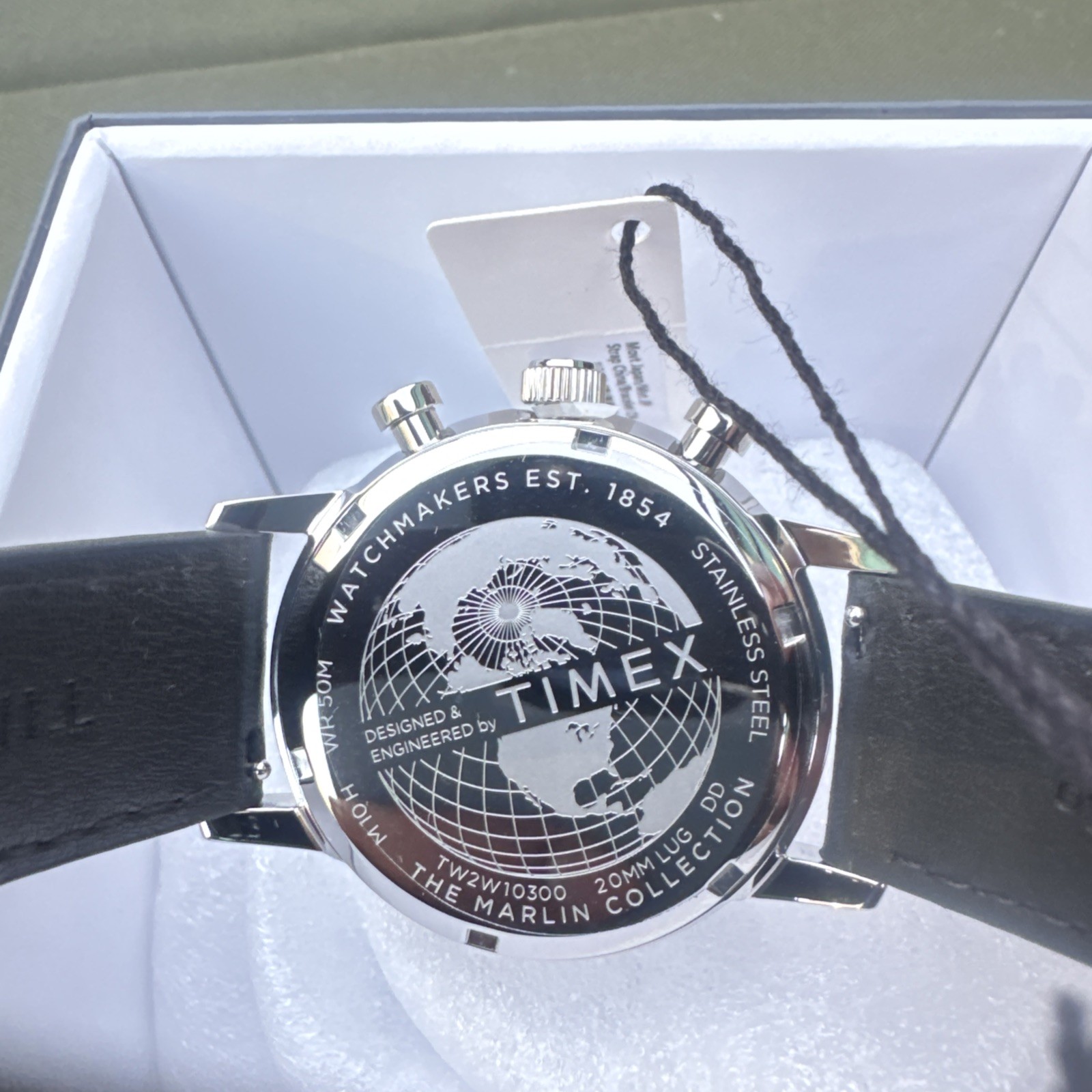 Timex Marlin Chronograph Quartz Silver Dial Men’s Watch TW2W10300