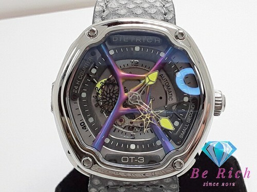 Dietrich OT-3 Organic Time Automatic 44mm SS Men’s Watch Working Authentic