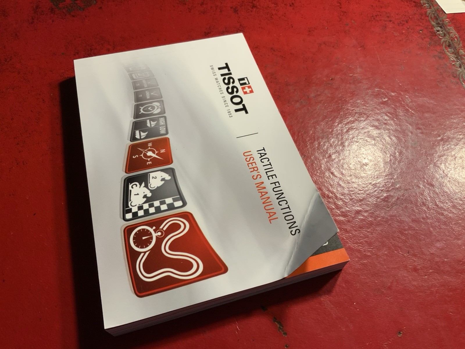 Tissot Tactile Functions Owners Manual User’s manual only One