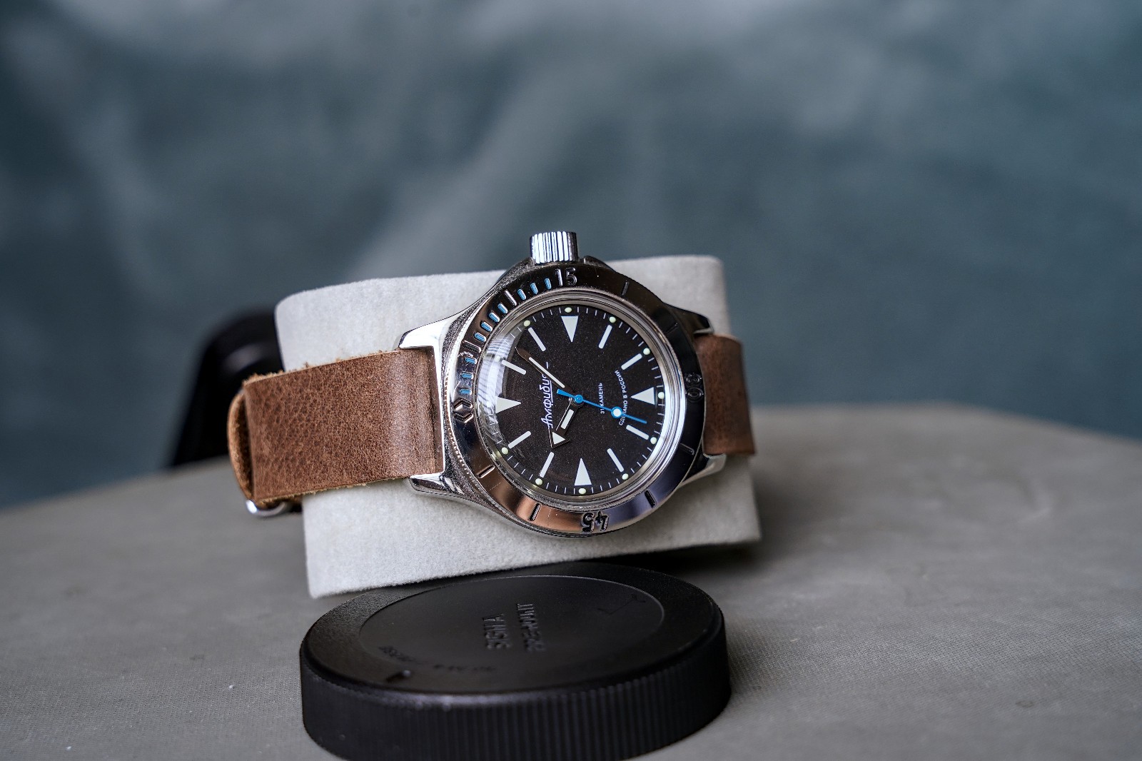 Vostok Amphibian Men’s Black Watch – 120512