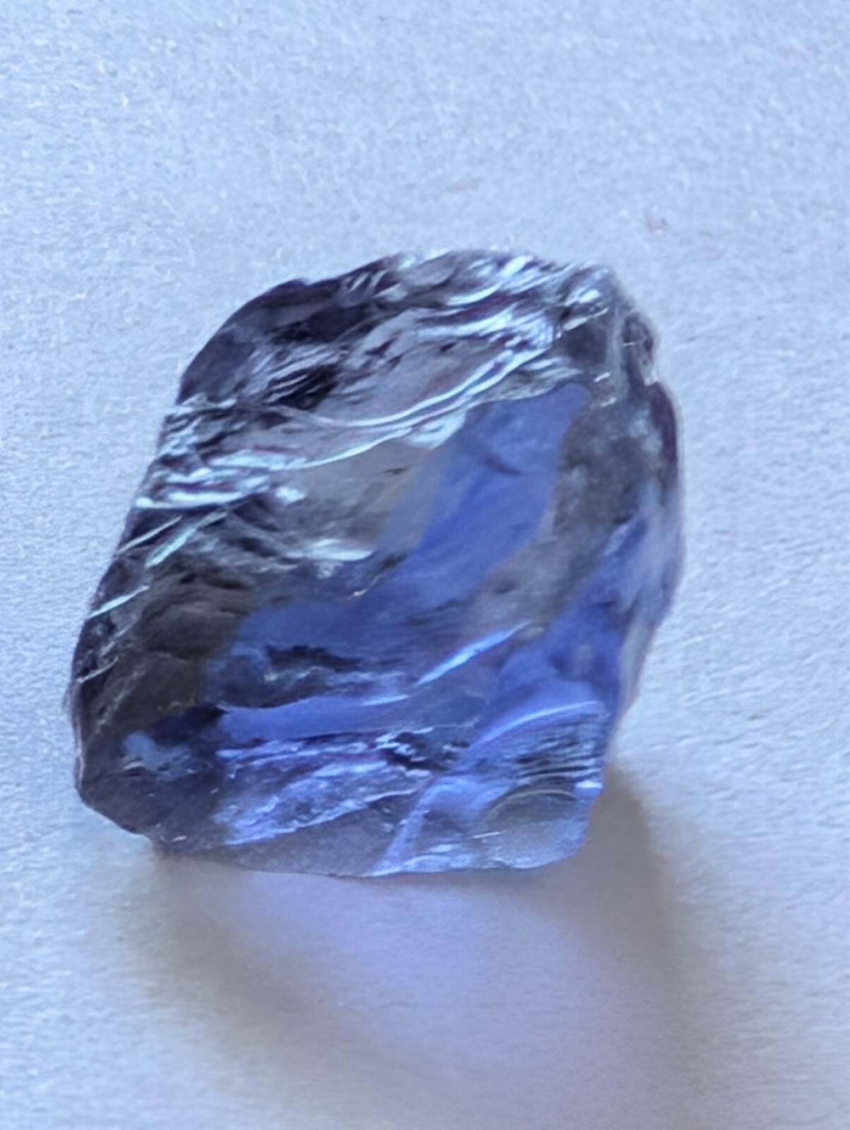 USA seller 6.06 IF Flawless Iolite color changing facet rough gemstone specimen
