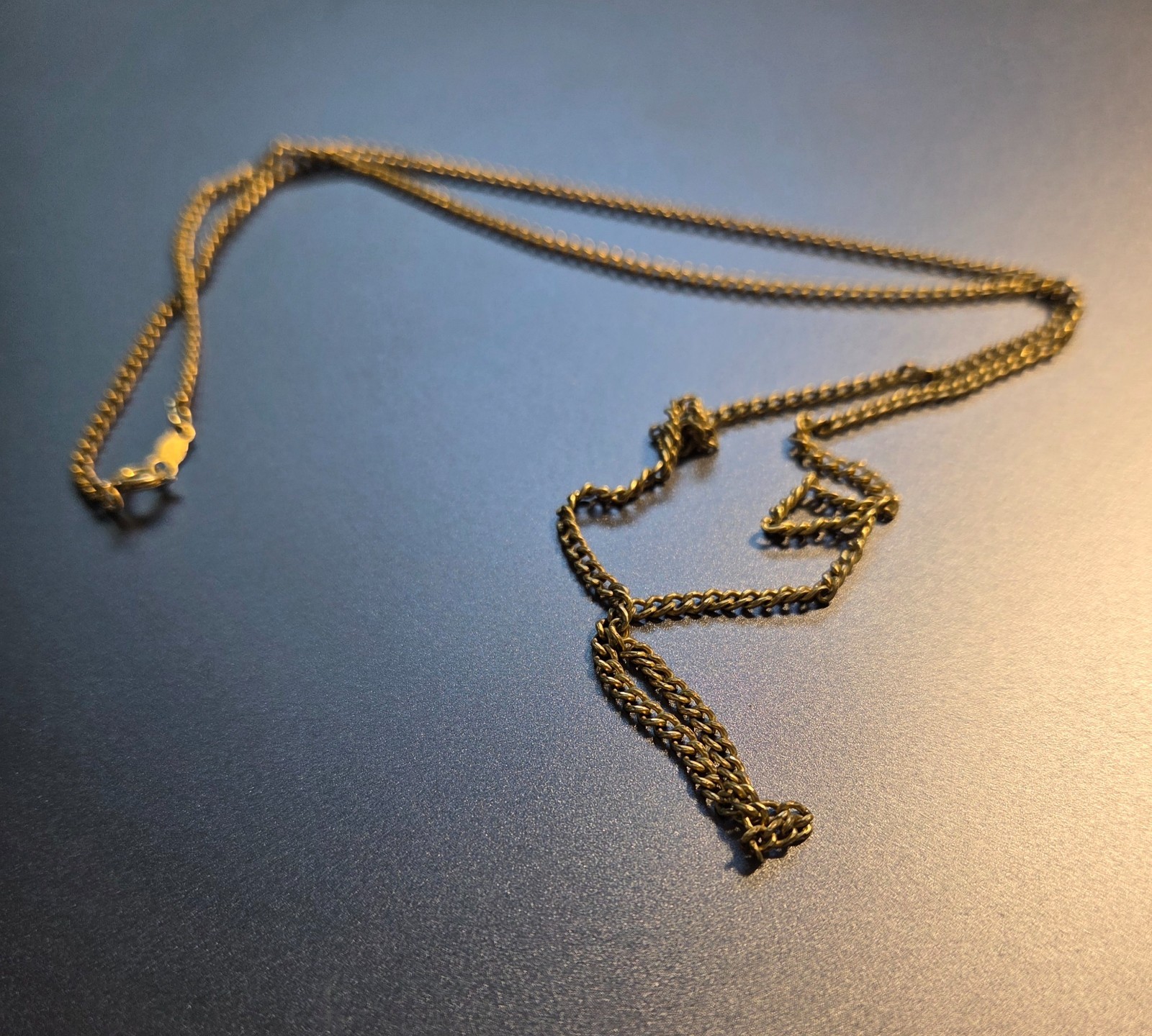 12k GOLD PLATED SILVER MONET CHAIN
