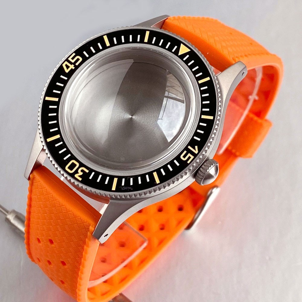 40mm Sapphire 20ATM Watch Case For Fifty Fathoms NH35 NH36 ETA2824 Miyota8215