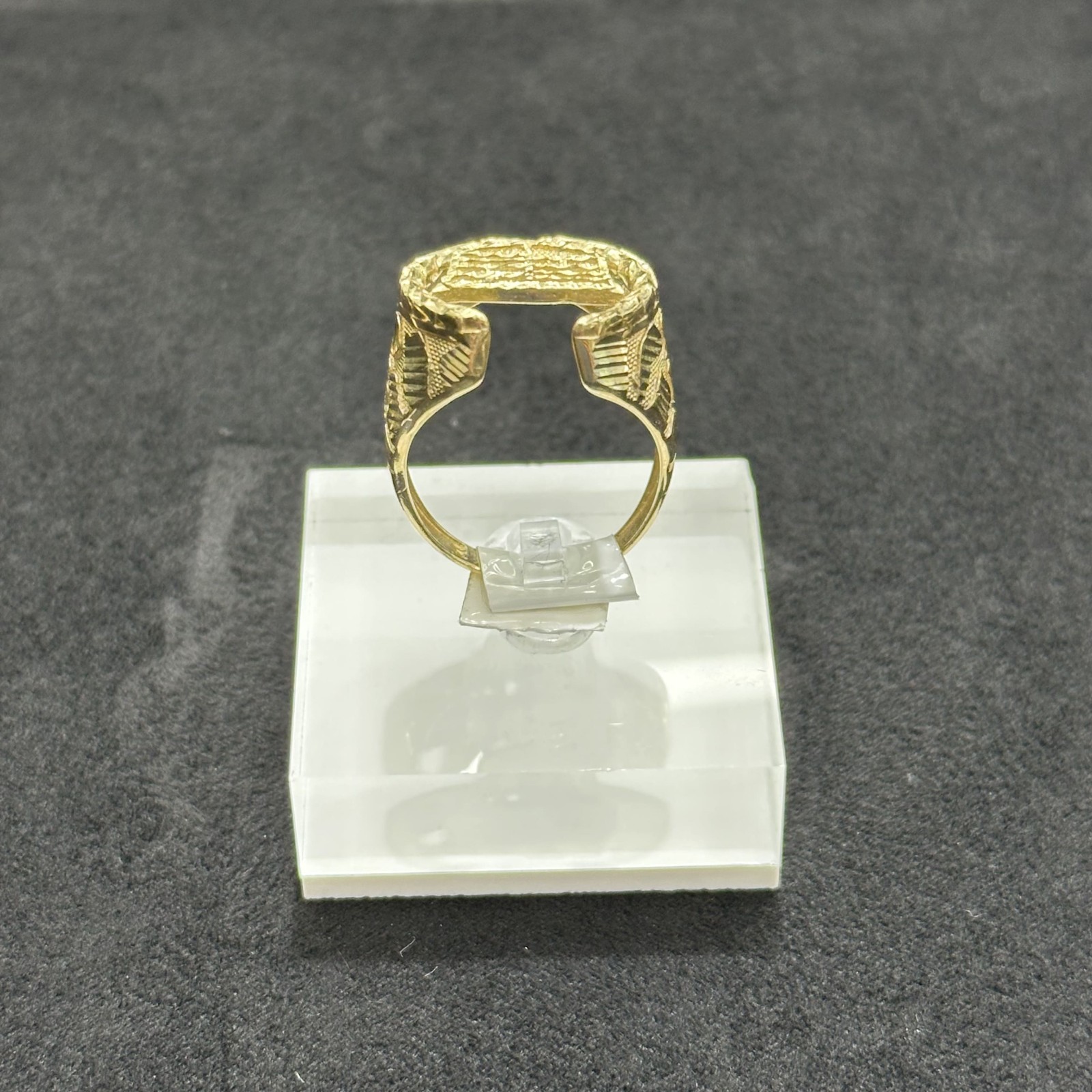 Real Gold 10k Gold Cadillac Ring ANY SIZE